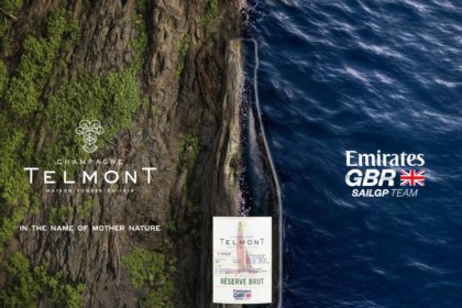 Champagne Telmont Emirates GBR SailGP wine
