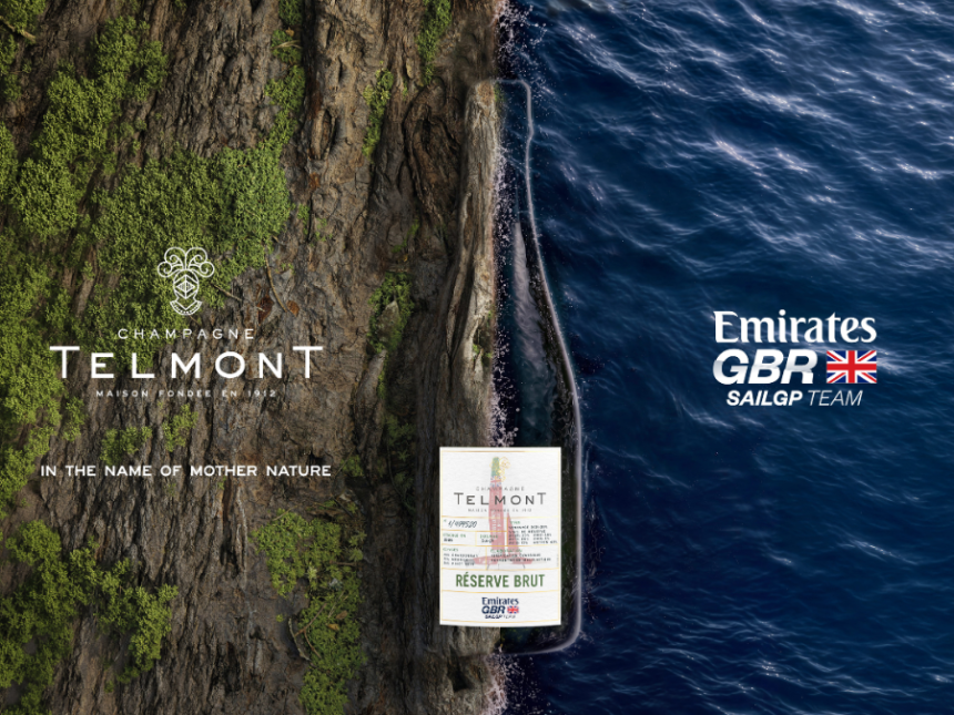 Champagne Telmont Emirates GBR SailGP wine