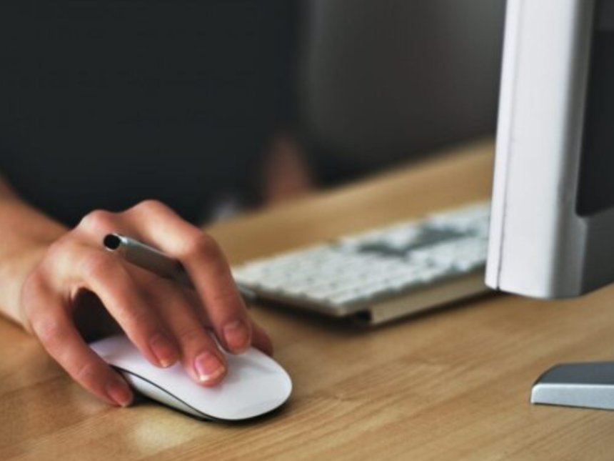 Computer and mouse
