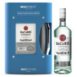 Bacardi Carta Blanca-branded Ecotote from Ecospirits on a bar