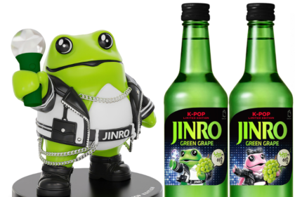 Jinro K-Pop Star Toad bottles