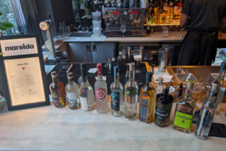 Line-up of piscos at a ProChile event in London in June 2026