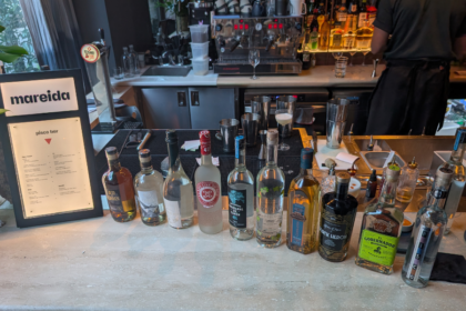 Line-up of piscos at a ProChile event in London in June 2026