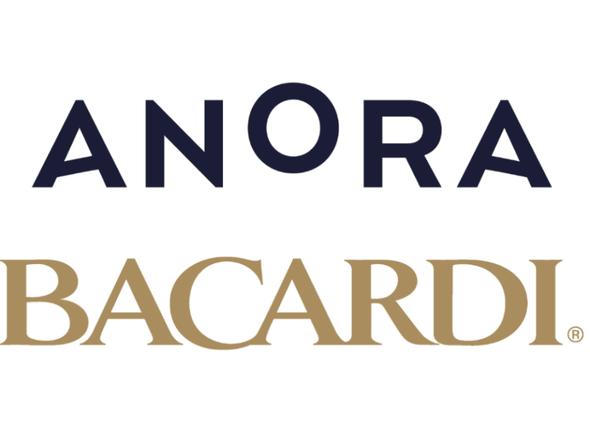 Anora Group and Bacardi logos