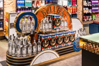 GTR activation at Hamburg Airport for Beluga Vodka
