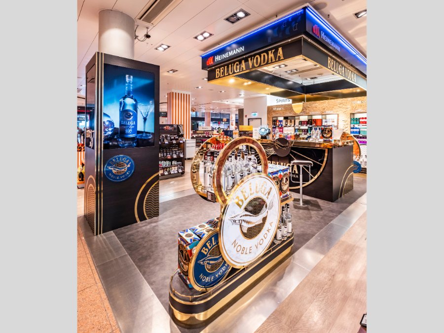 GTR activation at Hamburg Airport for Beluga Vodka