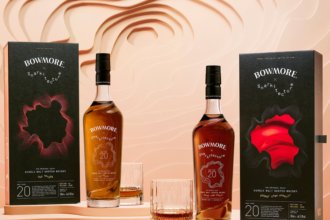 Bowmore Captivo Collection two bottles and boxes