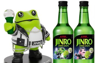 Jinro K-Pop Star Toad bottles