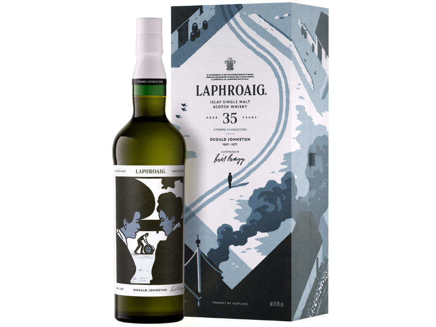 Laphroaig Strong Characters Chapter Two bottle and box