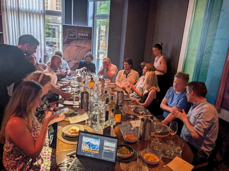 Attendees at a ProChile event in London in June 2026