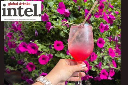 Spritz serve with a garden backdrop
