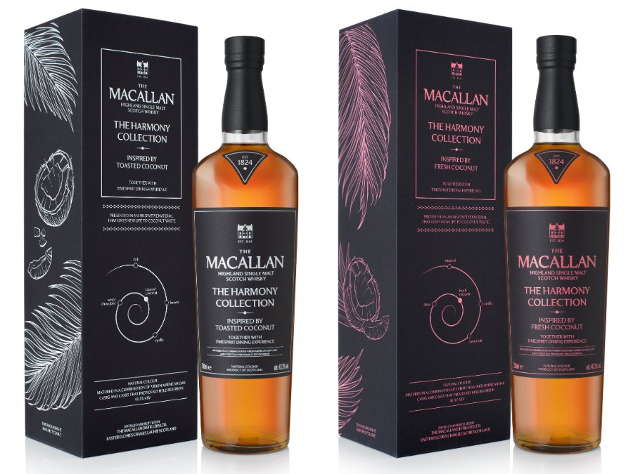 The Macallan Harmony Collection, Inspired by Coconut & Inspired by Toasted Coconut