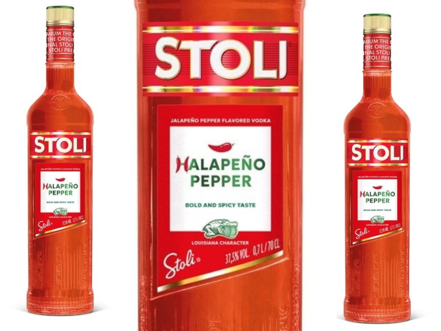 Stoli Halapeno Pepper bottle NEW