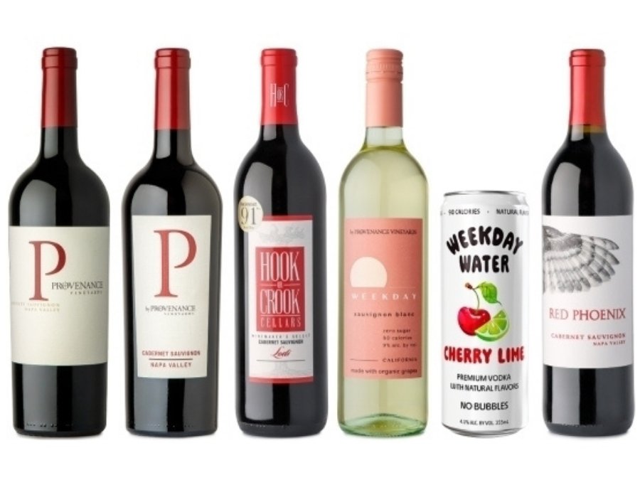 Hook or Crook Cellars, Provenance Vineyards, Fortitude by Provenance, Red Phoenix, Thomas Allen Winery, Samuel Lindsay Wines, Landing 63, Weekday Wines, Weekday Water