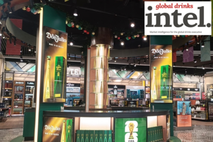 Don Julio branded pop-up in global travel retail during the FIFA World Cup 2026
