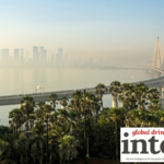 Skyline of city in India
