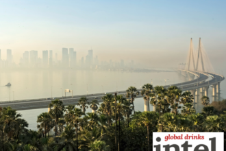 Skyline of city in India