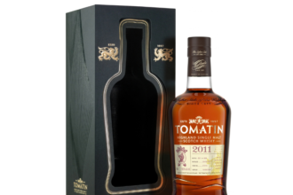 Tomatin 2011 Single Cask bottle and box