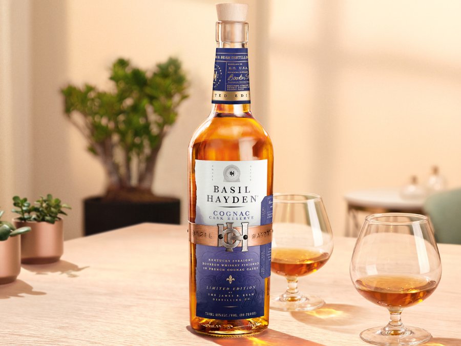 Basil Hayden Cognac Cask Reserve bottle