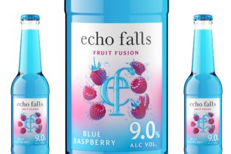 Echo Falls Blue Raspberry 27.5cl bottles