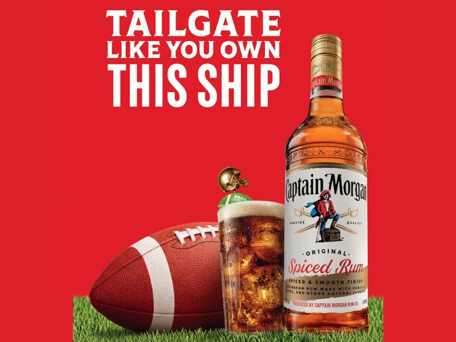 Still image from Captain Morgan Tailgate activation