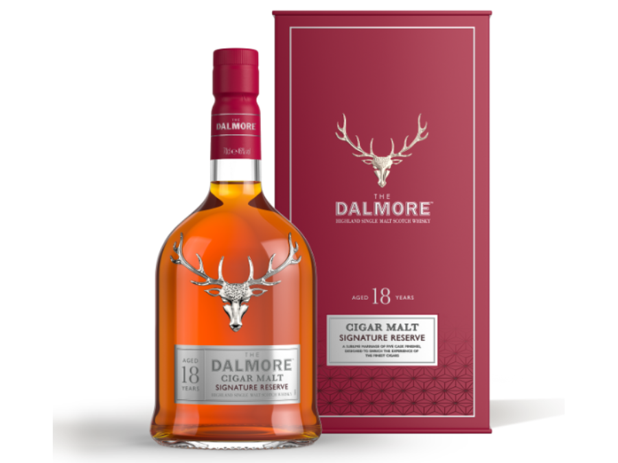 The Dalmore Cigar Malt Signature Reserve Aged 18 Years bottle and box