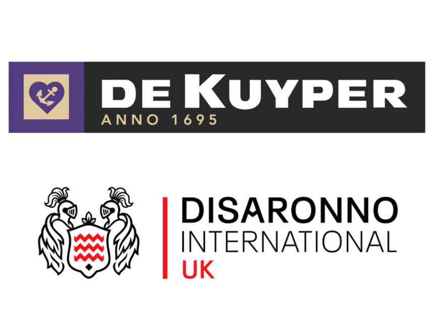De Kuyper Royal Distillers and Disaronno International UK logos