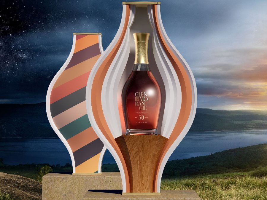 Glenmorangie 50 Years Old bottle and pack