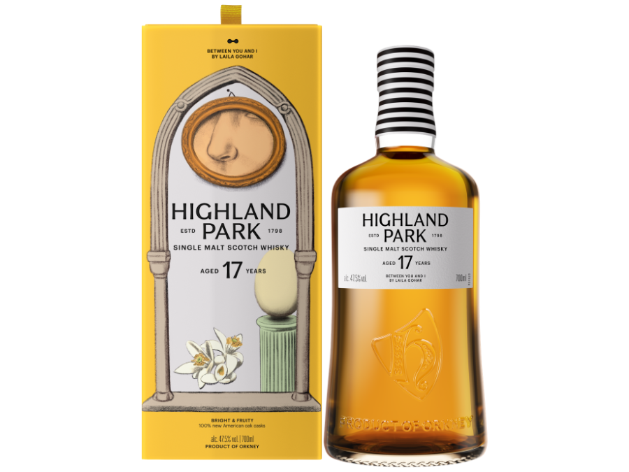 Highland Park Between You and I Aged 17 Years bottle and box