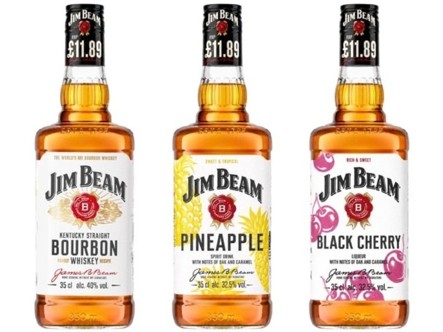 Jim Beam’s White, Pineapple and Black Cherry