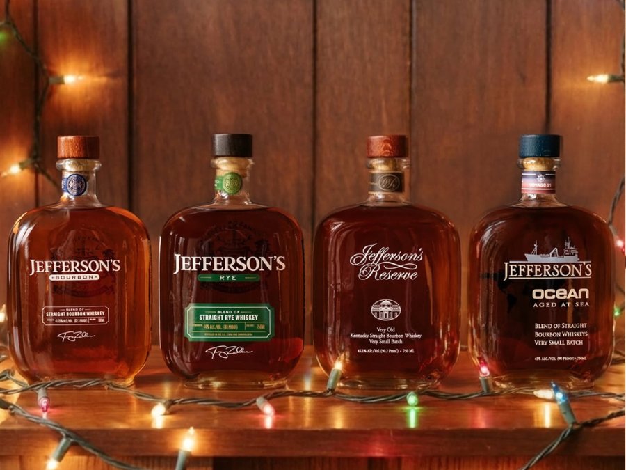 Jefferson's Bourbon OLD labels