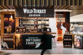 Wild Turkey pop-up at Sydney Airport