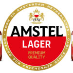 Amstel crest and bottles