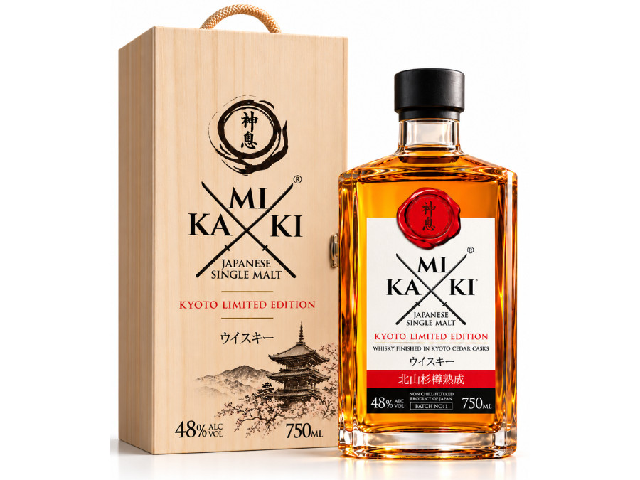 Kamiki Kyoto Limited Edition bottle and box