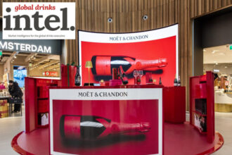 Moet Chandon pop-up at Amsterdam Schipol AIrport
