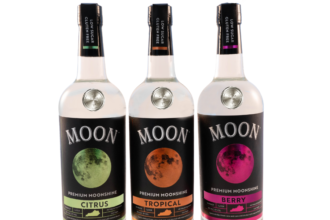 Moon Moonshine three bottles