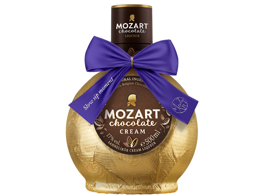 Mozart Chocolate Liqueur with ribbon for GTR