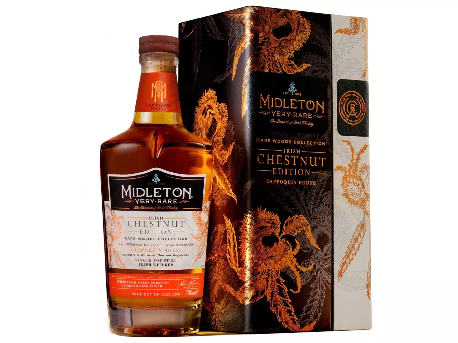 Midleton Very Rare: Irish Chestnut Edition bottle and box