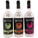 Moon Moonshine three bottles