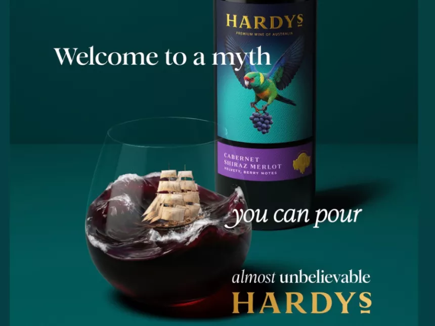 Hardys wine rebrand