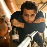 Actor Ben Ahlers with Lagavulin